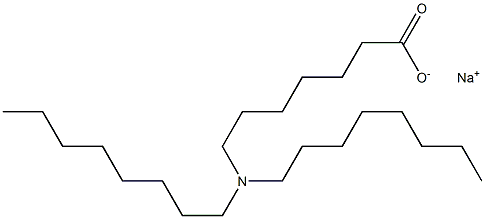 7-(Dioctylamino)heptanoic acid sodium salt 结构式