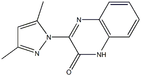 3-(3,5-Dimethyl-1H-pyrazol-1-yl)quinoxalin-2(1H)-one Structure