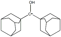 Di(1-adamantyl)hydroxymethyl radical Struktur