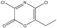 3,5-Dichloro-6-ethyl-2H-1,4-oxazin-2-one