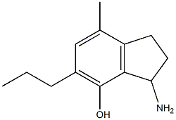 3-Amino-2,3-dihydro-5-propyl-7-methyl-1H-inden-4-ol|