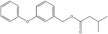 Isovaleric acid 3-phenoxybenzyl ester Structure