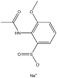 2-(Acetylamino)-3-methoxybenzenesulfinic acid sodium salt