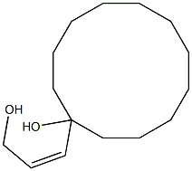 1-[(Z)-3-Hydroxy-1-propenyl]-1-cyclododecanol 结构式