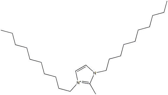 1,3-Didecyl-2-methyl-1H-imidazol-3-ium Struktur