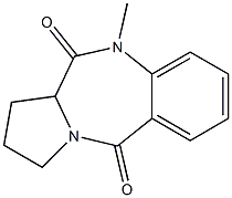 10-Methyl-2,11a-dihydro-1H-pyrrolo[2,1-c][1,4]benzodiazepine-5,11(3H,10H)-dione