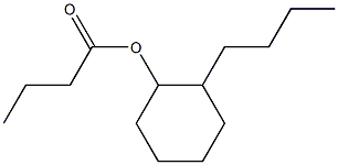 Butanoic acid 2-butylcyclohexyl ester