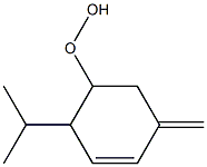 p-Mentha-1(7),2-dien-5-yl hydroperoxide 结构式