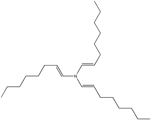 Tri(1-octenyl)amine Structure