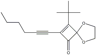 8-tert-Butyl-7-(1-hexynyl)-1,4-dioxaspiro[4.3]oct-7-en-6-one