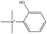 (o-Hydroxyphenyl)trimethylaminium 结构式
