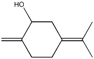 p-メンタ-1(7),4(8)-ジエン-2-オール 化学構造式