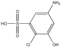 3-Amino-6-chloro-5-hydroxybenzenesulfonic acid