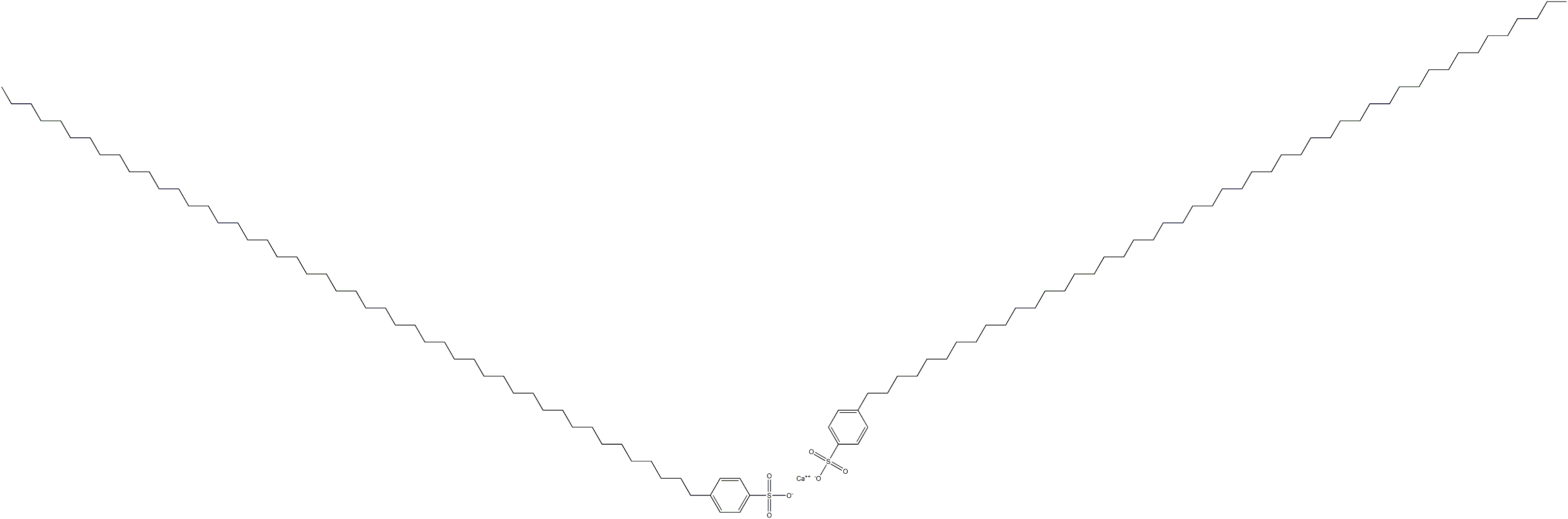 Bis[4-(octatetracontan-1-yl)benzenesulfonic acid]calcium salt 结构式