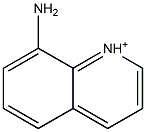 8-アミノキノリニウム 化学構造式