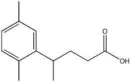 4-(2,5-Dimethylphenyl)valeric acid,,结构式