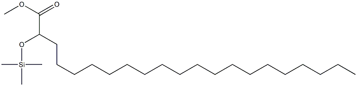 2-(Trimethylsilyloxy)henicosanoic acid methyl ester