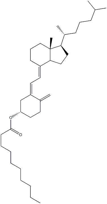 Cholecalciferol decanoate Structure