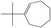1-tert-Butyl-1-cycloheptene,,结构式