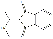 2-[1-(Methylamino)ethylidene]indane-1,3-dione 结构式