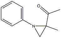 1-Phenyl-2-acetyl-2-methylaziridine Structure