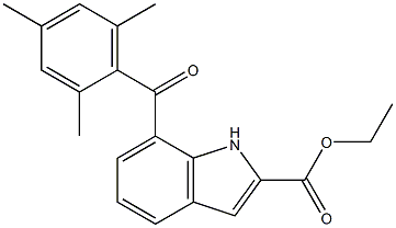 7-(2,4,6-Trimethylbenzoyl)-1H-indole-2-carboxylic acid ethyl ester