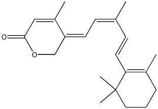(11Z)-12-(Hydroxymethyl)retinoic acid lactone Structure