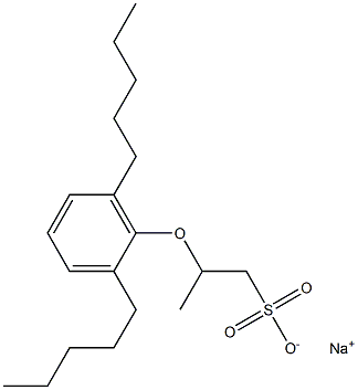 2-(2,6-Dipentylphenoxy)propane-1-sulfonic acid sodium salt|