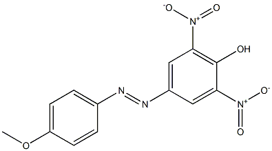 4-[(4-Methoxyphenyl)azo]-2,6-dinitrophenol,,结构式