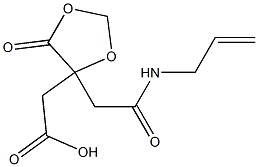 4-(Allylcarbamoylmethyl)-5-oxo-1,3-dioxolane-4-acetic acid