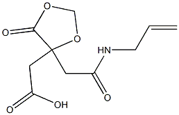 4-(Allylcarbamoylmethyl)-5-oxo-1,3-dioxolane-4-acetic acid|