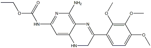  N-[(5-Amino-1,2-dihydro-3-(2,3,4-trimethoxyphenyl)pyrido[3,4-b]pyrazin)-7-yl]carbamic acid ethyl ester