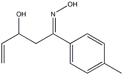 (1Z)-1-(4-Methylphenyl)-3-hydroxy-4-penten-1-one oxime,,结构式