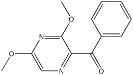 2,6-Dimethoxy-3-benzoylpyrazine 结构式