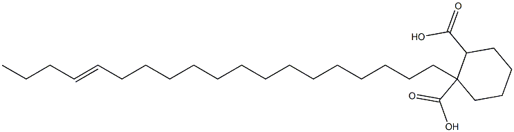 Cyclohexane-1,2-dicarboxylic acid hydrogen 1-(15-nonadecenyl) ester 结构式