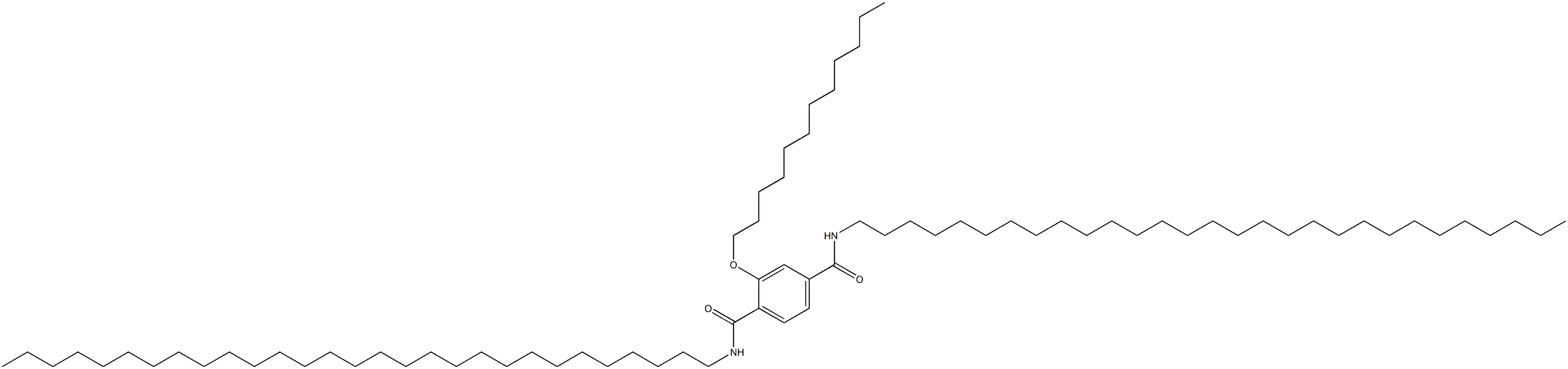 2-(Dodecyloxy)-N,N'-dinonacosylterephthalamide Structure