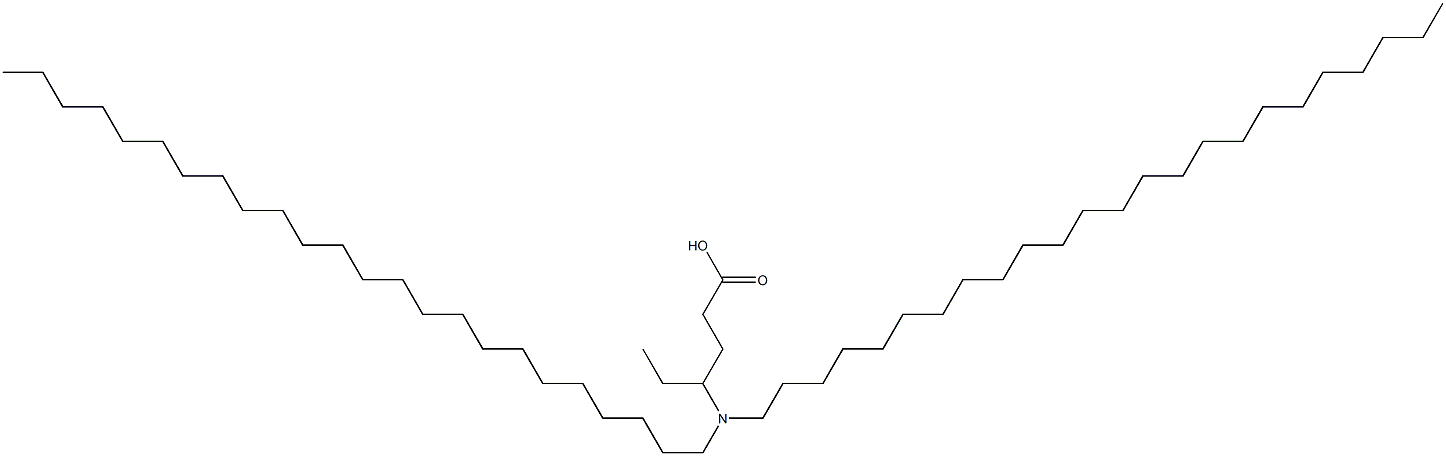 4-(Ditetracosylamino)hexanoic acid,,结构式