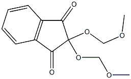 2,2-Di(methoxymethoxy)-1,3-indanedione,,结构式