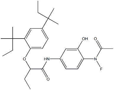 2-(Fluoroacetylamino)-5-[2-(2,4-di-tert-amylphenoxy)butyrylamino]phenol