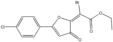  2-[Bromo(ethoxycarbonyl)methylene]-5-(4-chlorophenyl)furan-3(2H)-one