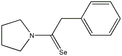 1-(1-Selenoxo-2-phenylethyl)pyrrolidine Structure