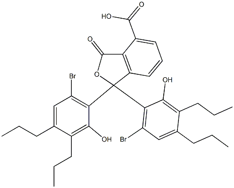  1,1-Bis(6-bromo-2-hydroxy-3,4-dipropylphenyl)-1,3-dihydro-3-oxoisobenzofuran-4-carboxylic acid