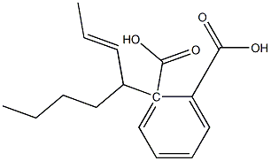 (+)-Phthalic acid hydrogen 1-[(S)-2-octene-4-yl] ester Struktur