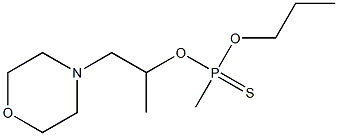 Methylphosphonothioic acid O-propyl O-(1-methyl-2-morpholinoethyl) ester|