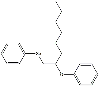 1-(Phenylseleno)-2-phenoxyoctane Struktur
