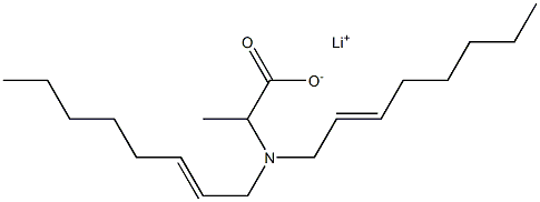 2-[Di(2-octenyl)amino]propanoic acid lithium salt