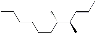 (4S,5S,E)-4,5-ジメチル-2-ウンデセン 化学構造式