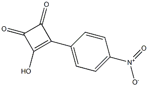 3-(4-Nitrophenyl)-4-hydroxy-3-cyclobutene-1,2-dione Struktur