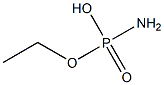 Amidophosphoric acid hydrogen ethyl ester,,结构式
