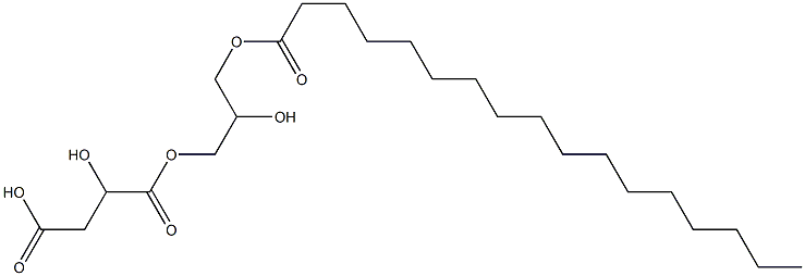 D-Malic acid hydrogen 1-(2-hydroxy-3-heptadecanoyloxypropyl) ester